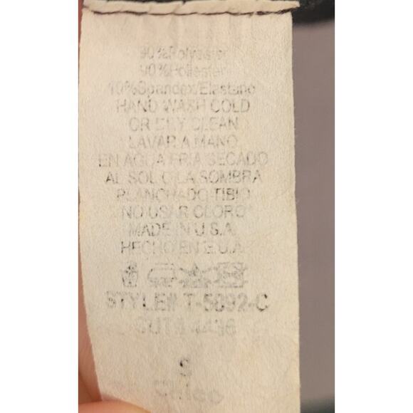 Y2K Ombre Butterfly One Shoulder Top Yellow Black Vintage Small - Picture 8 of 8